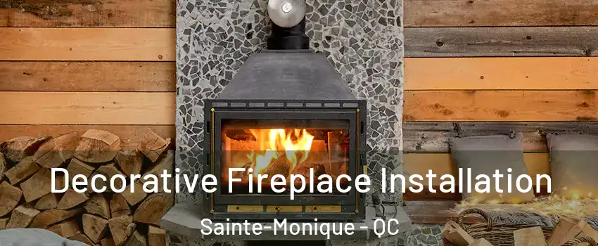  Decorative Fireplace Installation Sainte-Monique - QC