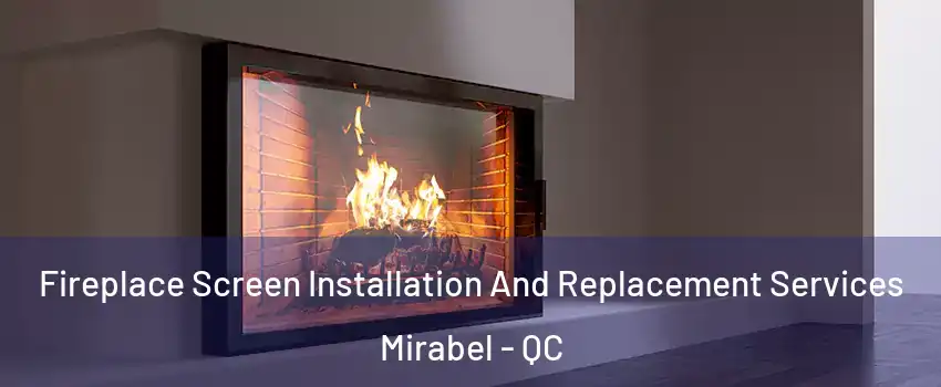 Fireplace Screen Installation And Replacement Services Mirabel - QC