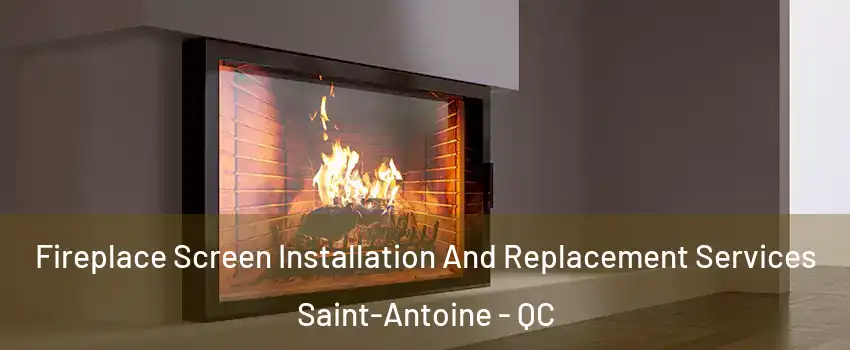 Fireplace Screen Installation And Replacement Services Saint-Antoine - QC