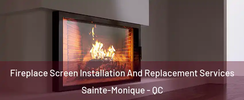 Fireplace Screen Installation And Replacement Services Sainte-Monique - QC