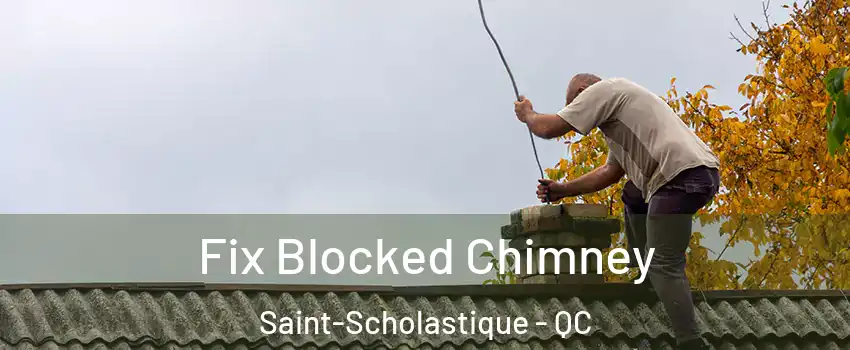  Fix Blocked Chimney Saint-Scholastique - QC