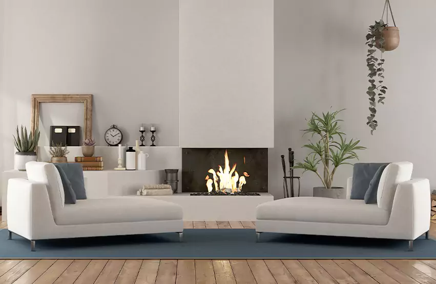 Custom Fireplace Design in Mirabel, QC
