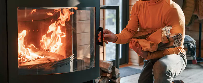Residential Fireplace Ceramic Glass Installation in Mirabel, QC