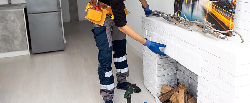Outdoor Fireplace Restoration in Mirabel, Quebec