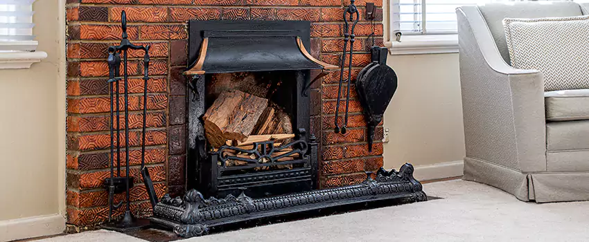 Vintage-style Fireplace Redesign in Saint-Augustin, Quebec