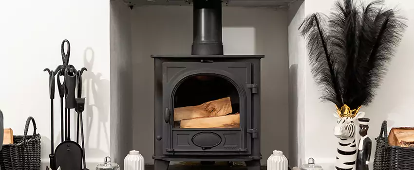 Thelin Hearth Products Providence Pellet Insert Fireplace Installation in Mirabel, QC