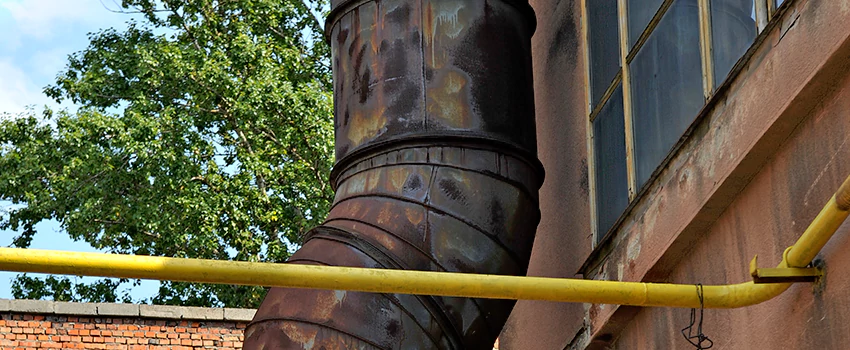 Lightning Protection Installation System for Industrial Chimneys in Saint-Augustin, Quebec