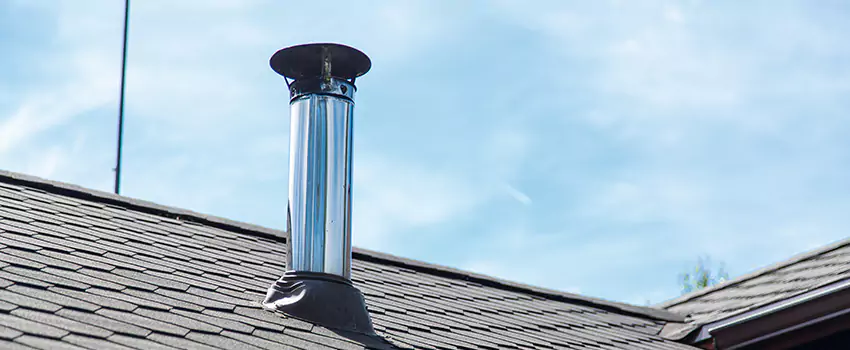 Outdoor Metal Chimney Installation in Mirabel, Quebec